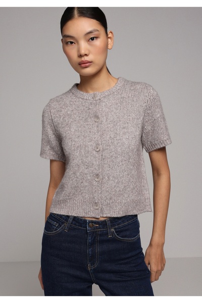 Colin's Slim Fit Women's Beige Cardigan