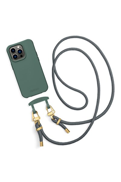 STYLEASH Husa premium cu snur detasabil compatibila cu iPhone 13 Pro, Styleas...