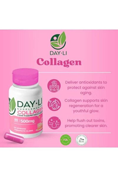 DAILY مكملات داي لي كولاجين ٥٠٠ مجم ٦٠ كبسولة