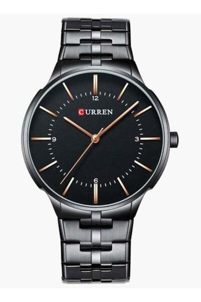 Curren Quartz Man Wristwatch Round Dial Waterproof