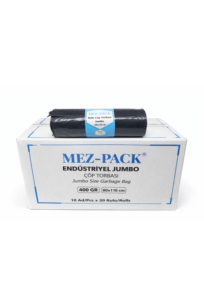 80*110 JUMBO ÇÖP TORBASI 400 GR 10'LU 20 ADET