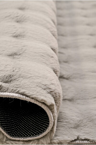 HOME AURAA Pebbles Shaggy Rug-Grey-160X230cm