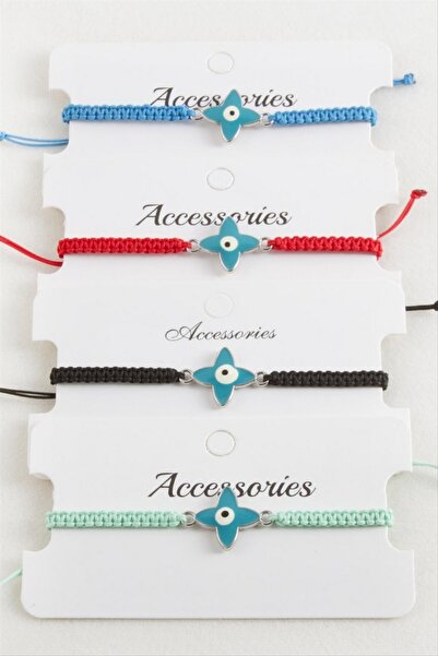 ZERO LAND سوار STOROZAL المضفر من مكرامية الزهرة (63311) - أحمر