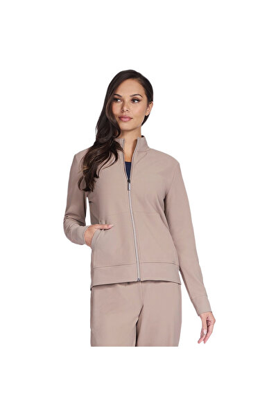 SKECHERS Jacket GO Luxe Rib Everyday Full Zip Jacket, Pink, Women