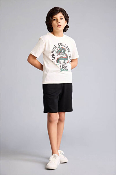DeFacto 2'Li Set Shorts T-Shirt Boys G8514A826Sm