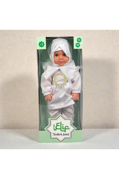 Zey-Al Elif Tesettürlü Oyuncak Bebek Dua Okuyan ve İlahi Söyleyen Sesli Bebek...