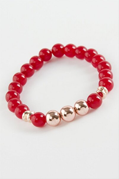 ZERO LAND سوار من الحجر الطبيعي من نوع سييت هيماتيت من ستوروزال (63640) - أحمر