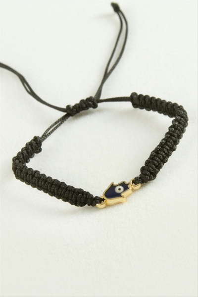 ZERO LAND Storozal Ftm Ana Eli Macrame Rope Bracelet (73616) - Black