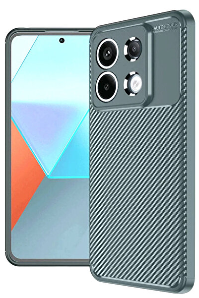 NewFace حافظة STOROZAL لهاتف Redmi Note 13 4G بغطاء كربوني مع تركيز تلقائي (7...