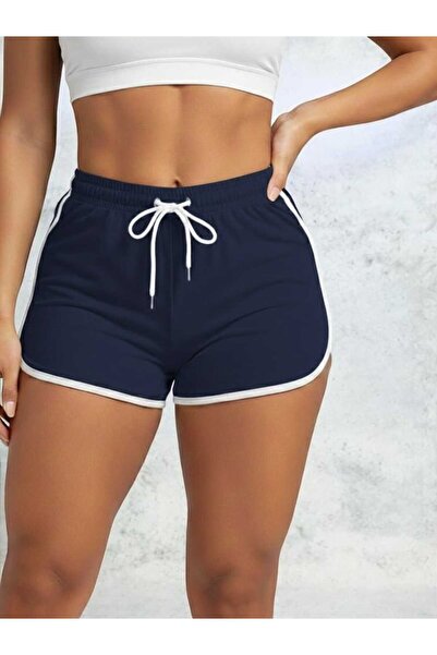 KANOX Kadın 2 İplik Penye Biyeli Şort