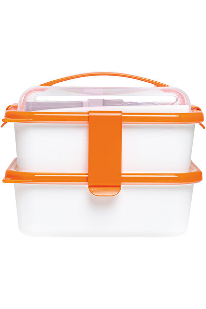 Omada YOUNG lunch box set with handle and cutlery 20x14.5x15.5 cm (1L+1L) San...