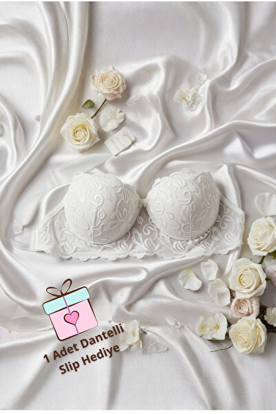 big mama Luxury Lace Bridal Bra - Strapless Underwear Set for Brides - Weddin...