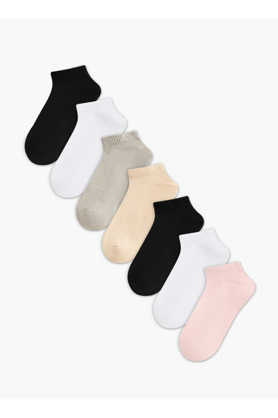 Flora Bella by Shoexpress عبوة من 7 جوارب قطنية بطول الكاحل