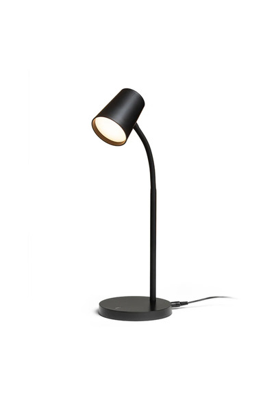 Rendl Light Studio VERINA DESK LAMP, BLACK, 230V, LED, 4.5W, 100°, 3000K