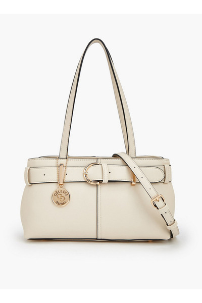 Celeste Buckle Detail Tote Bag with Double Handle