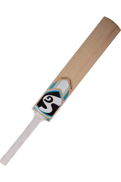 SG Boundary Xtreme Kashmir Willow Cricket Bat – Size 4, Blue, Suitable for Le...