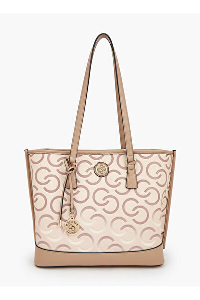 Celeste Monogram Print Tote Bag with Double Handle