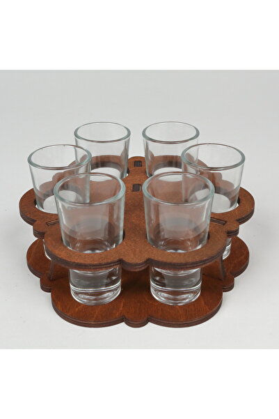 LimArt Stand with 6 brandy glasses 6x50 ml, 15 cm