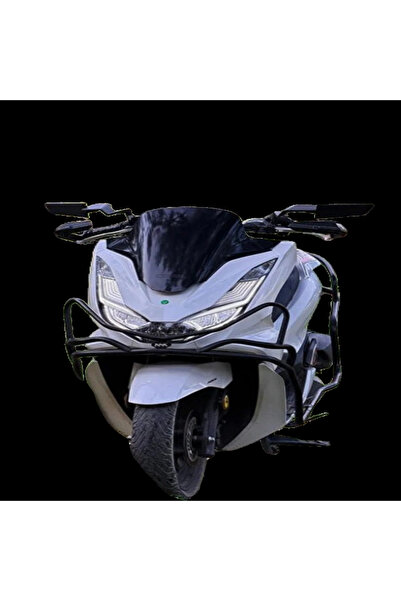 Alkan MB Honda Pcx 125 H2 Kanat Ayna Katlanır Naked Model Tam Uyumlu Siyah