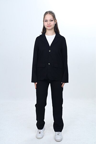 Toontoy Κοριτσίστικο Σετ 3 τεμαχίων: Κλασικό Μπλέιζερ Μπουφάν - Μπλουζάκι με ...