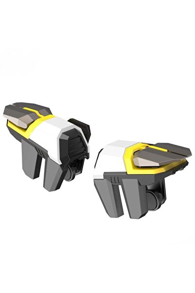 NO BRAND وحدة تحكم ألعاب محمولة ET-F16 بستة أصابع، مزودة بمحفزات دقيقة، متواف...