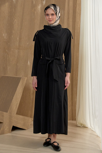 Setrms Degaje Yakalı Paraşü Spor Elbise