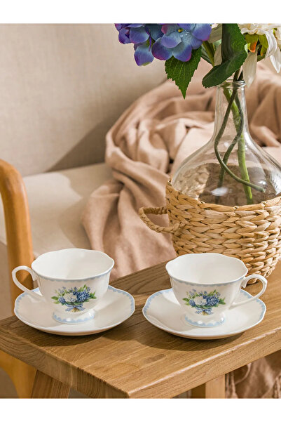 LC Waikiki LCW HOME Karışık Baskılı 2 Kişilik Porselen Çay Fincan Takımı 220 Ml