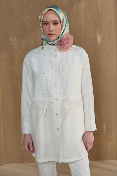 Setrms File Detaylı Hakim Yaka Tunik