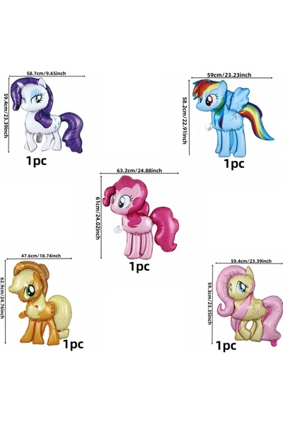 Choice3 مجموعة بالونات أخرى من رقائق الألومنيوم على شكل حصان مستوحاة من سلسلة...