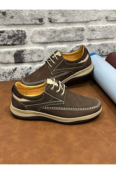 UMUT AYAKKABI Genuine Nubuck Leather Orthopedic Comfortable Lightweight Soft ...