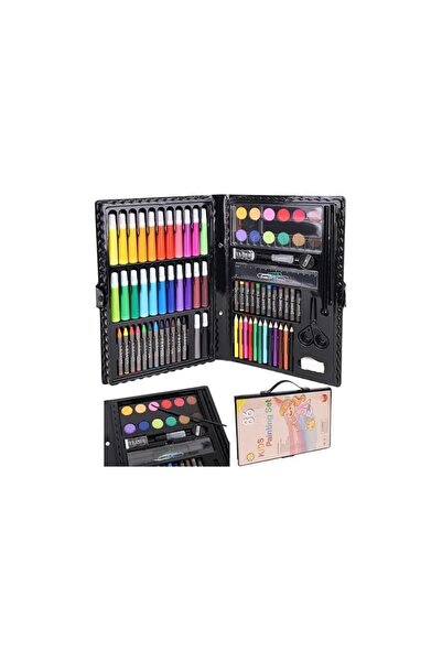 MT MALATEC Комплект за рисуване и рисуване с 86 части, куфар за съхранение, ц...