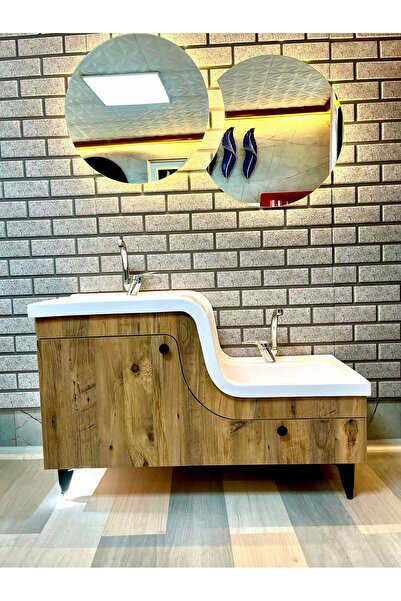 TEKDEKOR Abdest Lavabosu/Z Lavabo Çocuk yaşlı engelli lavabosu115x45 cm atlan...