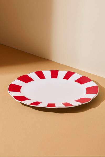 Perotti Red Bone Kayık Tabak 25 cm