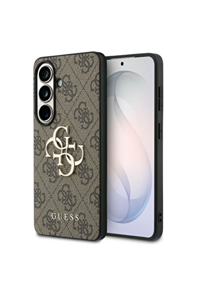 Guess Original Hardcase for Samsung Galaxy S26 with Big Metal Logo, Brown