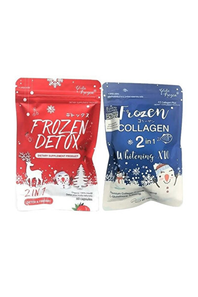 Gluta Frozen كبسولات الكولاجين والتخلص من السموم للعناية بالبشرة