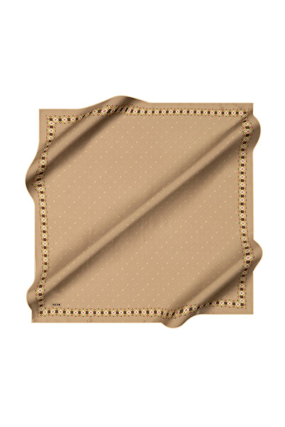 Aker Dark Green 90X90 Silk Crepe Satin Scarf