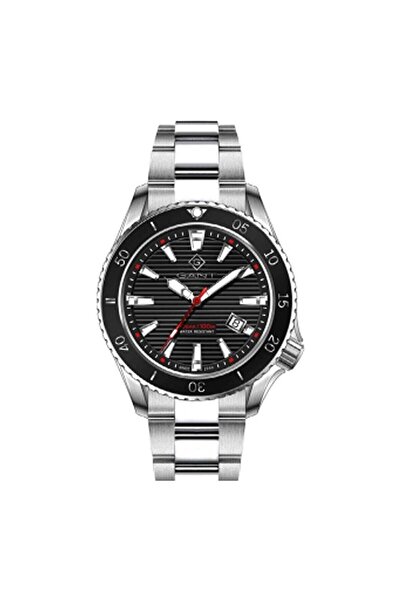 Gant Erkek Kol Saati 45 MM Çelik Kordon Siyah Kadran 10 ATM