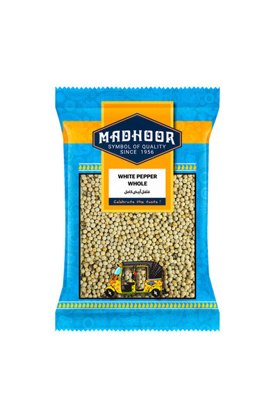 MADHOOR WHITE PEPPER WHOLE 100GM