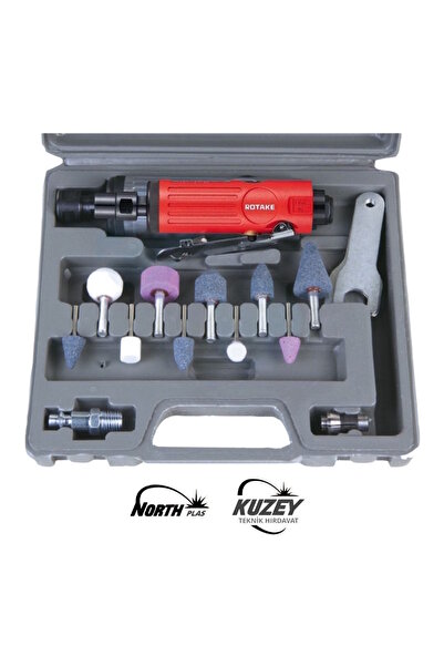 ROTAKE RT-1206K Havalı 3 - 6mm Kalıpçı Taşlama Makine Seti 16 Parça