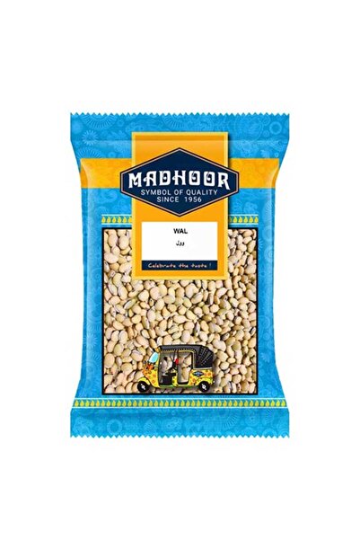 MADHOOR Wal Whole Field Hyacinth White Beans High Protein Grains (1kg)