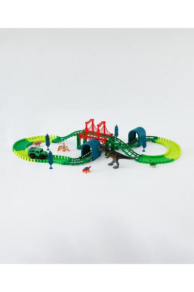 Fab N Funky Educational DIY Set Electric City Rail, Dinosaur Theme, Motorized...