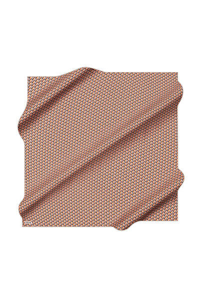 Aker Gray 90X90 Silk Crepe Satin Scarf