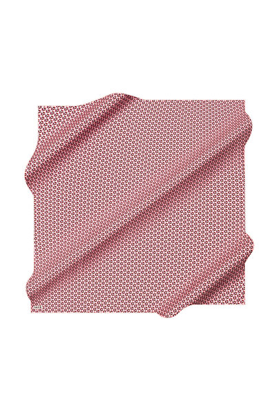 Aker Dark Pink 90X90 Silk Crepe Satin Scarf