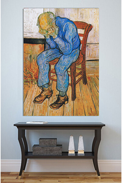 Mushen Studio Van Gogh Stari čovek Slika na platnu Klasični portret Zidni dek...
