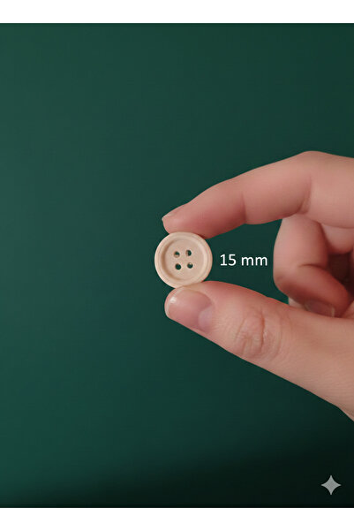 formix3d 15 mm Oval Düğme - Bebek Hırka Ve Örgü Düğmesi