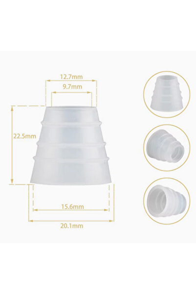 Choice SY-76 10 قطع / عبوة حلقات مانعة للتسرب لخرطوم الشيشة الأبيض للشيشة / ا...