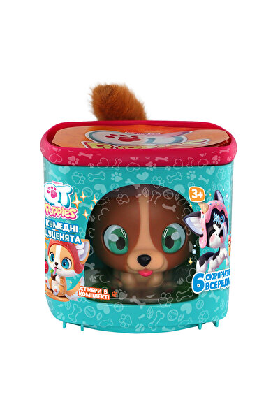 BapronBaby® Set de joaca cu figurina catelus QT Puppies Rocky