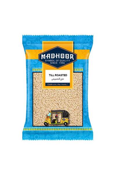 MADHOOR Till Roasted Crunchy Toasted White Sesame Seed Condiment (500g)