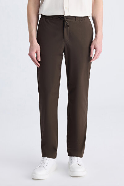 D'S Damat Ds Damat Relaxed Fit (Pile-Free) Brown Diagonal Tencel ™ Cotton Ble...