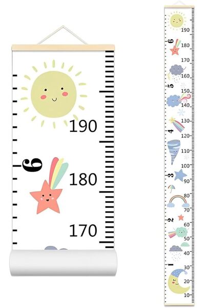 Arabest Height Chart for Kids, HeightMeasure Chart, Wall Chart for Room Decor...